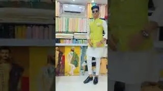 new design kurta pajama white colour design mein Bandi milati hai