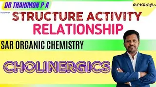 S A R Cholinergic Drugs Malayalam Para sympathomimetics SAR Medicinal Chemistry Malayalam