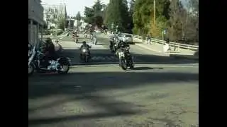 Toy Run, View from Stonehouse Old Brewery, Nevada City, Californnia