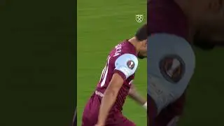 🇧🇷 Lucas Paquet&aacute;'s first time volley against Olympiacos  #shorts  #westham  #paquet&aacute;  #brazil