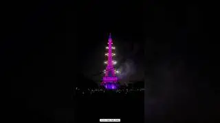 Fireworks on Bastille Day 🇫🇷 #bastilleday #eiffeltower #fireworks #paris 🔥