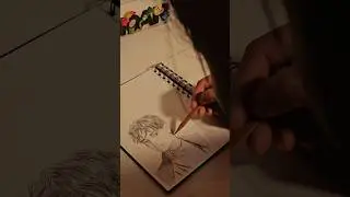 Пятый день обучения рисованию с использованием техники штриховки.