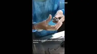 How to Disinfect Bone Saws and Drills ? #orthopedicsurgery #surgeon #bonedrill #bonepowersystem