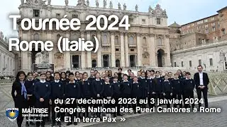 Tournée 2024 - Rome - Petits Chanteurs STA