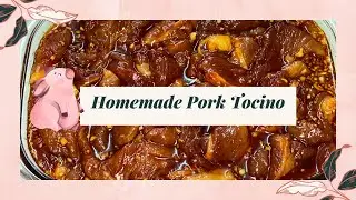 HOW TO MAKE PORK TOCINO AT HOME - NO ADDED PRESERVATIVES