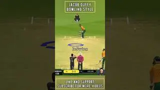 Jacob Duffy Bowling Style 🔥🤩 | Bowing Action | Real Cricket Swipe #shorts #cricket