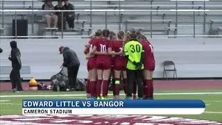 Bangor beats Edward Little in girls soccer