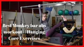 Best Monkey bar abs workout || Hanging Core Exercises