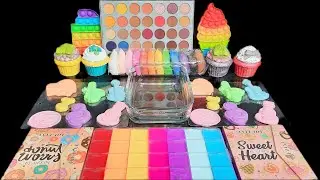 RAINBOW SLIME ǀ Mixing random things into homemade slime!