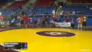 120 Cons. Round 2 - Michael Crockett (Arkansas) vs. Angelo Barberio (Pennsylvania)