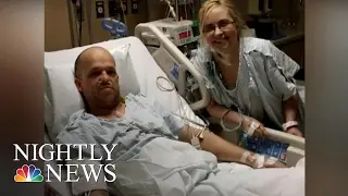 A Marine’s Life-Saving Gift to a Stranger Sparks a Love Story | NBC Nightly News