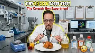 Cornish Hen Chicken Experiment Taste Test | Metal Chopping Block