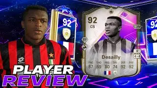 😳92 UEFA DREAMCHASERS ICON DESAILLY PLAYER REVIEW - EA FC 25 ULTIMATE TEAM