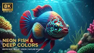 True Black 8K HDR: Neon Nature & Deep Colors (Dolby Vision) | Sonic Wild 4K