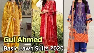 Latest Stylish GUL AHMED (BASIC) Lawn Summer Collection 2020 | Pakistani Unstitched Lawn Suits
