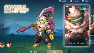 Preview New Skin Aulus - Barren Pioneer | Mobile Legends: Bang Bang