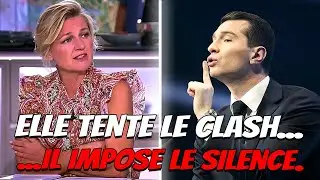 Elle tente le clash, il IMPOSE le silence : Bardella vs France TV.