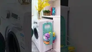 Foldable laundry basket for home
