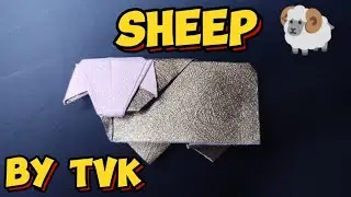 Simple Origami Sheep Tutorial: Step-by-Step Guide to Paper Folding with Origami by TVK