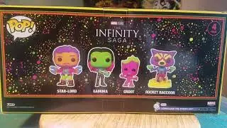 Pop! Blacklight Guardians of The Galaxy Vol. 2 Four Pack Funko Vinyl Figure Review