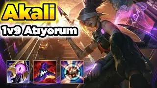 Wild Rift Akali İle 1v9 Nasıl Atılır İzliyoruz LoL Mobile