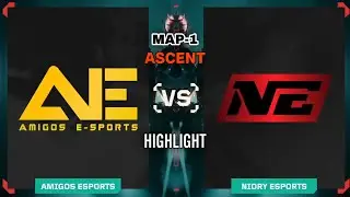 VALORANT Challengers South Asia 2024 | Amigos Esports VS Niory Esports  Map No-1 ASCENT [Highlight]