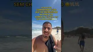 comprando tudo que me ofereceram na praia da Barra sem chorar pre&ccedil;o #laudodecria #riodejaneiro