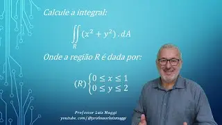 RESOLU&Ccedil;&Atilde;O DE EXEMPLO BEM SIMPLES DE INTEGRAL DUPLA EM REGI&Atilde;O RETANGULAR#professorluizmaggi