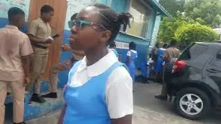 school children at Saint Catherine primary kids celebrating prep result today