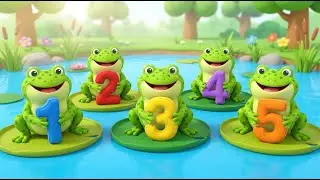 Five Little Speckled Frogs Learn Numbers with kiddy Rhymes & Kids Songs