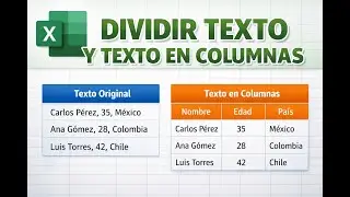COMO SEPARAR DATOS EN EXCEL DIVIDIR TEXTO EN COLUMNAS