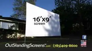 Outstanding Screens outdoor theater screens