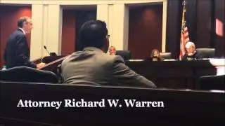 Richard Warren answers question about Whistleblowers' Protection Act