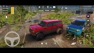Driving Monster Truck in muddy roads.
