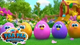Rainbow Eggs Surprise 🌈 | Fun Easter Nursery Rhyme for Kids | PikaOne Pika Nursery Rhymes & Kids