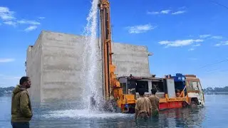 MAA Lakshmi borewell rewa|आज के बोर में 20एचपी मोटर का पानी निकला |बोर 200फीट केसिंग लुबी 10kg120fe