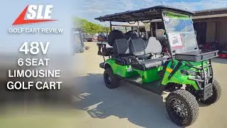 Spark 48V Lithium Life Green 6-местный гольф-кар Limousine
