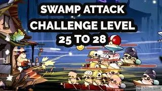 Swamp Attack Challenge Level 25 to 28 Only Minigun huh This Challenge Level Is Going To Be Fun