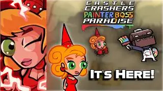 Castle Crashers Painter Boss Paradise DLC has arrived!