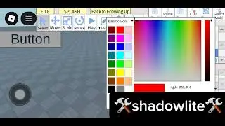 Tutorial:how to make rainbow textbutton in roblox studio lite (Script in description)