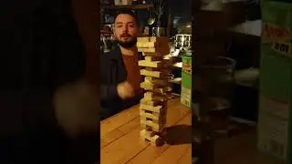 Jenga in a Pub in Wales! #shorts