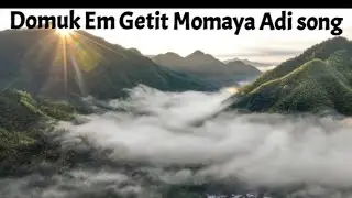 Domuk Em Getit Momaya| Adi Song Lyrics With Karoke|| Only Male Voice Scrolling by Tuyu Tali #cover 