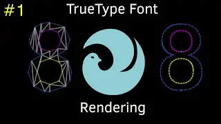 True Type Font(.TTF) Parsing and rendering in OpenGL from scratch