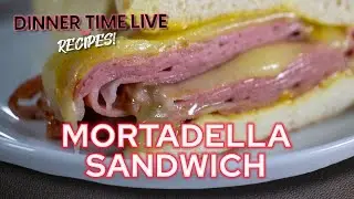 Mortadella Sandwich on a Chinese Steamed Bun | Dinner Time Live Recipes