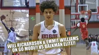 Will Richardson & Emmit Williams On GO MODE!! vs RENALDO BALKMAN TEAM | E1T1 Invitational 2017