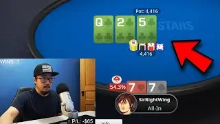 $1 Online Poker Sit and Go Highlights #8 (Poker Online Real Money)