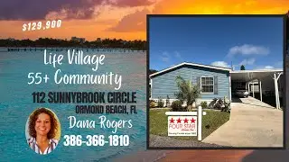 🌴Move-In Ready 3/2 in Ormond Beach &ndash; Low Lot Rent, Modern Living - $129,900