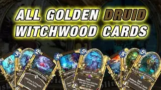 Golden Druid Witchwood Cards - Hearthstone