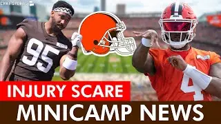 Browns Minicamp News: Myles Garrett Injury? Deshaun Watson Highlights + Amari Cooper Holdout