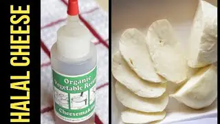 মজারেল্লা চীজ রেসিপি | হালাল চীজ রেসিপি | Halal Cheese Recipe | Making Cheese Using Vegetable Rennet